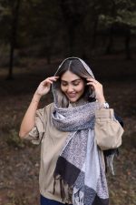 بیگ اسکارف پشمی کد am722 کد رنگی 3