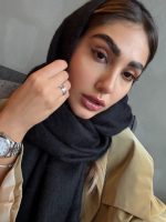 بیگ اسکارف مشکی تک رنگ - Image 5