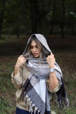 بیگ اسکارف پشمی کد am722 کد رنگی 3 - Image 5