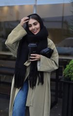 بیگ اسکارف مشکی تک رنگ