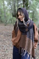 بیگ اسکارف پشمی کد am722 کد رنگی ۱ - Image 7
