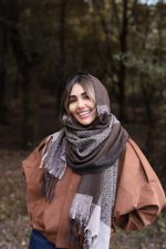 بیگ اسکارف پشمی کد am722 کد رنگی 2