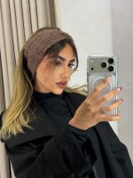 هدبند رنگ عنابی