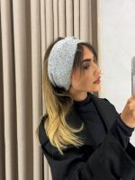 هدبند رنگ طوسی روشن - Image 5