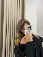 هدبند رنگ عنابی - Image 2