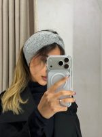 هدبند رنگ طوسی روشن - Image 2