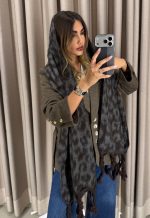 شال پشمی پلنگی کد 02 - Image 2