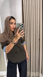 شال اوشن ربان دار